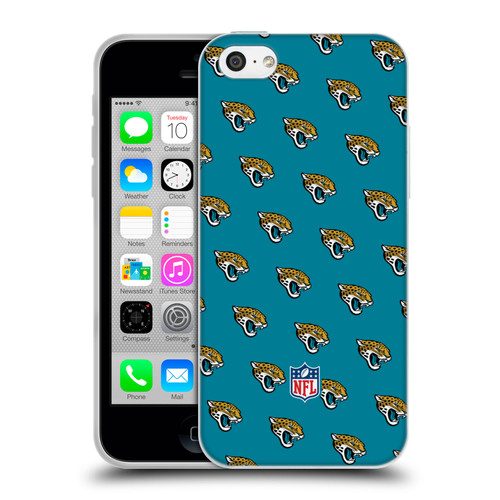 NFL Jacksonville Jaguars Artwork Patterns Soft Gel Case for Apple iPhone 5c