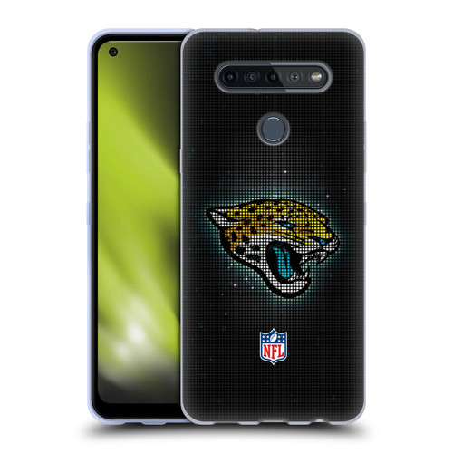 NFL Jacksonville Jaguars Artwork LED Soft Gel Case for LG K51S