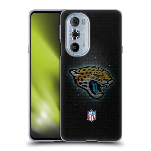 NFL Jacksonville Jaguars Artwork LED Soft Gel Case for Motorola Edge X30
