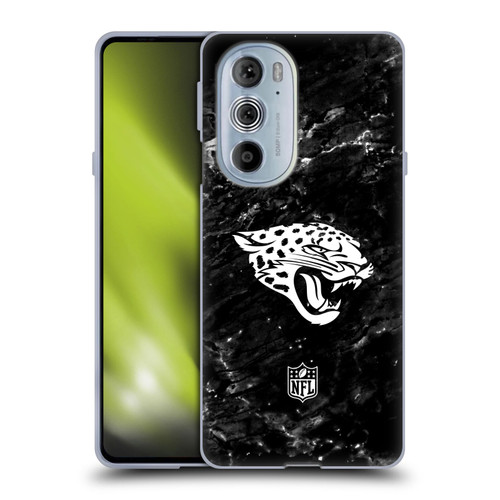 NFL Jacksonville Jaguars Artwork Marble Soft Gel Case for Motorola Edge X30