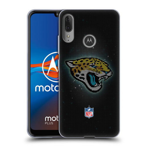 NFL Jacksonville Jaguars Artwork LED Soft Gel Case for Motorola Moto E6 Plus