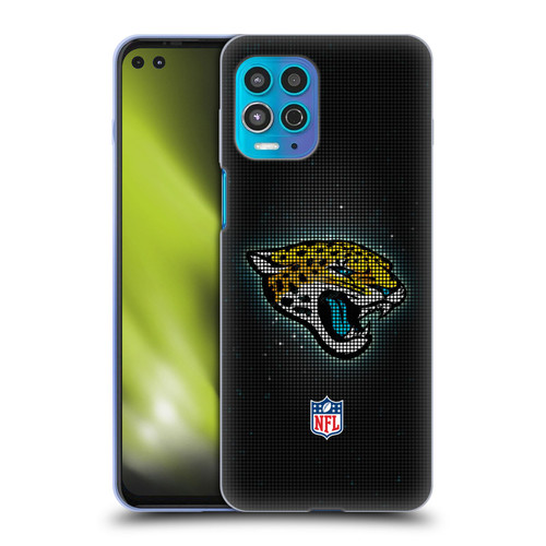 NFL Jacksonville Jaguars Artwork LED Soft Gel Case for Motorola Moto G100