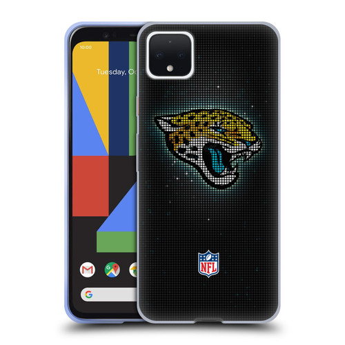 NFL Jacksonville Jaguars Artwork LED Soft Gel Case for Google Pixel 4 XL