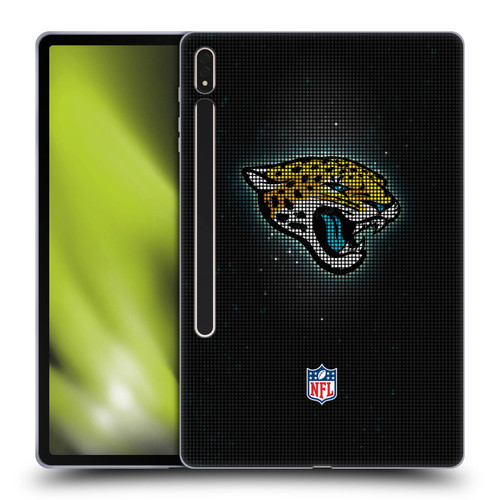 NFL Jacksonville Jaguars Artwork LED Soft Gel Case for Samsung Galaxy Tab S8 Plus