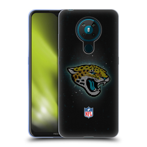 NFL Jacksonville Jaguars Artwork LED Soft Gel Case for Nokia 5.3