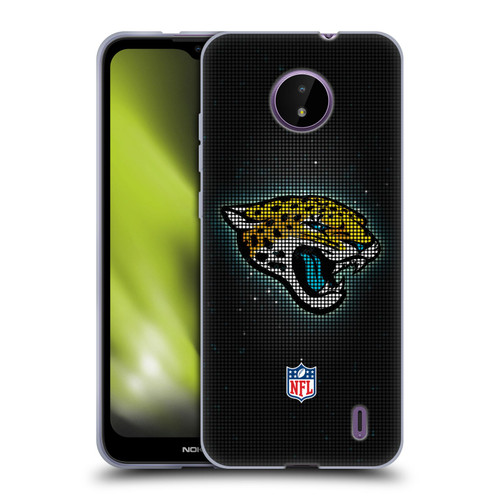 NFL Jacksonville Jaguars Artwork LED Soft Gel Case for Nokia C10 / C20
