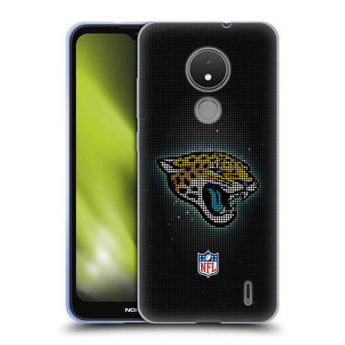 NFL Jacksonville Jaguars Artwork LED Soft Gel Case for Nokia C21