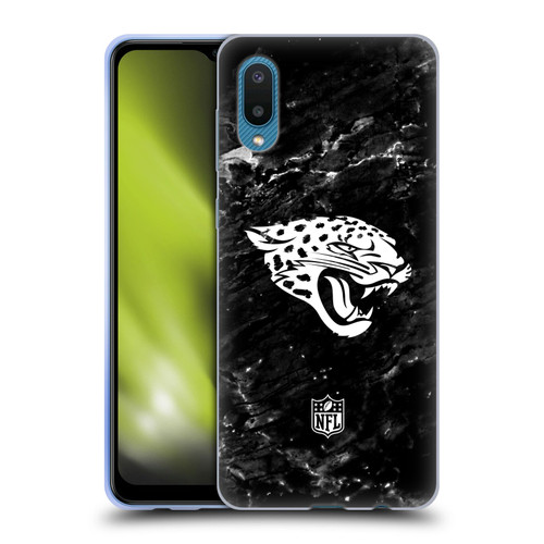 NFL Jacksonville Jaguars Artwork Marble Soft Gel Case for Samsung Galaxy A02/M02 (2021)