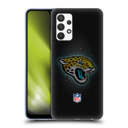 NFL Jacksonville Jaguars Artwork LED Soft Gel Case for Samsung Galaxy A32 (2021)