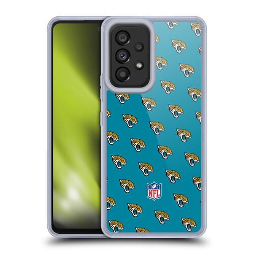 NFL Jacksonville Jaguars Artwork Patterns Soft Gel Case for Samsung Galaxy A53 5G (2022)