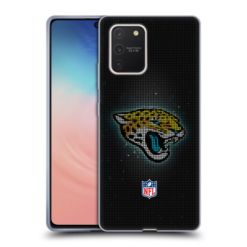NFL Jacksonville Jaguars Artwork LED Soft Gel Case for Samsung Galaxy S10 Lite