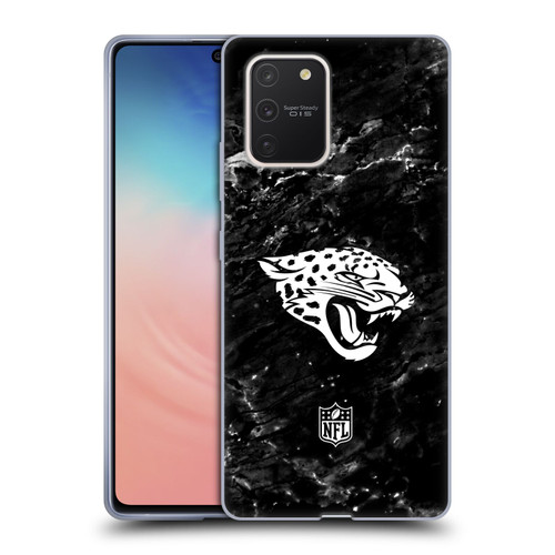 NFL Jacksonville Jaguars Artwork Marble Soft Gel Case for Samsung Galaxy S10 Lite