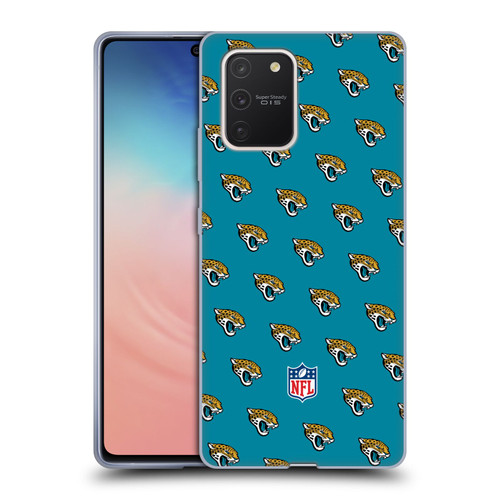 NFL Jacksonville Jaguars Artwork Patterns Soft Gel Case for Samsung Galaxy S10 Lite