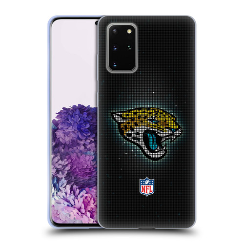 NFL Jacksonville Jaguars Artwork LED Soft Gel Case for Samsung Galaxy S20+ / S20+ 5G