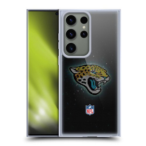 NFL Jacksonville Jaguars Artwork LED Soft Gel Case for Samsung Galaxy S23 Ultra 5G