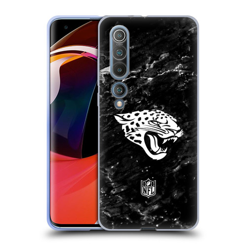 NFL Jacksonville Jaguars Artwork Marble Soft Gel Case for Xiaomi Mi 10 5G / Mi 10 Pro 5G