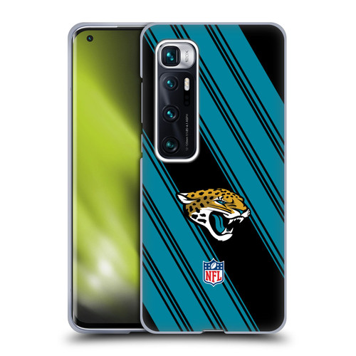 NFL Jacksonville Jaguars Artwork Stripes Soft Gel Case for Xiaomi Mi 10 Ultra 5G