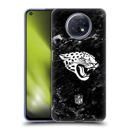 NFL Jacksonville Jaguars Artwork Marble Soft Gel Case for Xiaomi Redmi Note 9T 5G