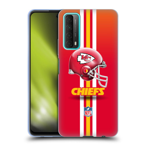 NFL Kansas City Chiefs Logo Helmet Soft Gel Case for Huawei P Smart (2021)