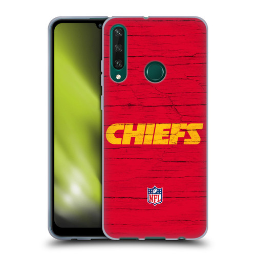 NFL Kansas City Chiefs Logo Distressed Look Soft Gel Case for Huawei Y6p