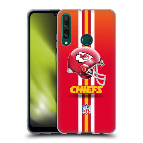 NFL Kansas City Chiefs Logo Helmet Soft Gel Case for Huawei Y6p