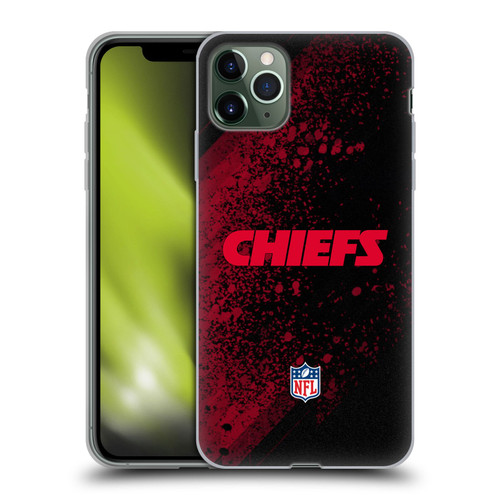 NFL Kansas City Chiefs Logo Blur Soft Gel Case for Apple iPhone 11 Pro Max