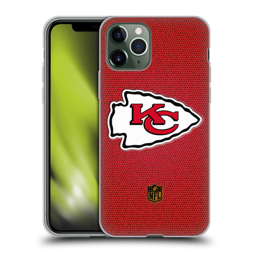 NFL Kansas City Chiefs Logo Football Soft Gel Case for Apple iPhone 11 Pro