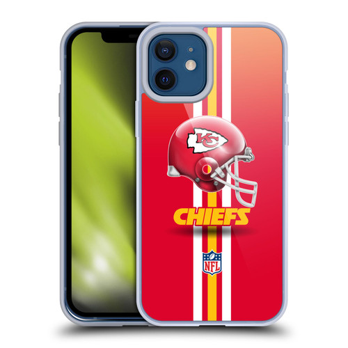 NFL Kansas City Chiefs Logo Helmet Soft Gel Case for Apple iPhone 12 / iPhone 12 Pro & MagSafe