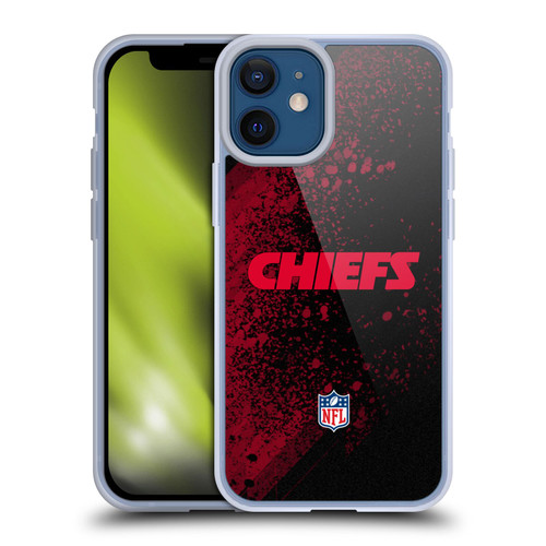 NFL Kansas City Chiefs Logo Blur Soft Gel Case for Apple iPhone 12 Mini & MagSafe