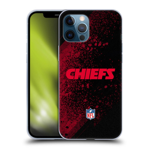 NFL Kansas City Chiefs Logo Blur Soft Gel Case for Apple iPhone 12 Pro Max