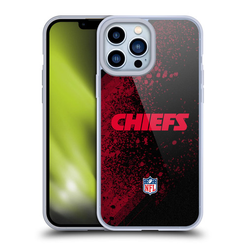 NFL Kansas City Chiefs Logo Blur Soft Gel Case for Apple iPhone 13 Pro Max & MagSafe