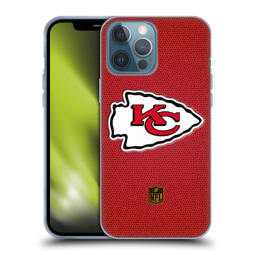 NFL Kansas City Chiefs Logo Football Soft Gel Case for Apple iPhone 13 Pro Max