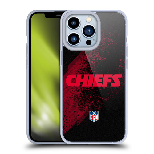 NFL Kansas City Chiefs Logo Blur Soft Gel Case for Apple iPhone 13 Pro & MagSafe