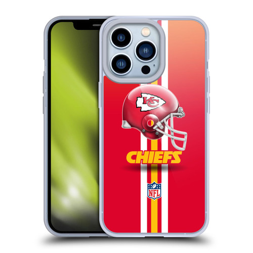NFL Kansas City Chiefs Logo Helmet Soft Gel Case for Apple iPhone 13 Pro & MagSafe