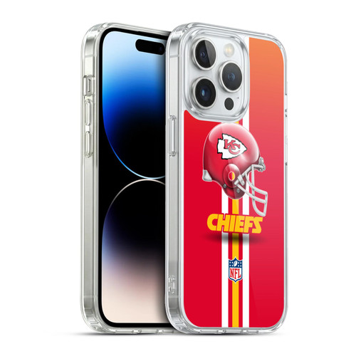 NFL Kansas City Chiefs Logo Helmet Soft Gel Case for Apple iPhone 13 Pro & MagSafe