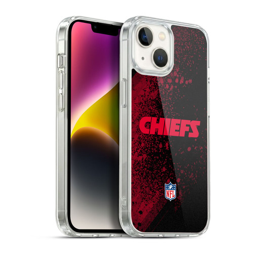 NFL Kansas City Chiefs Logo Blur Soft Gel Case for Apple iPhone 14