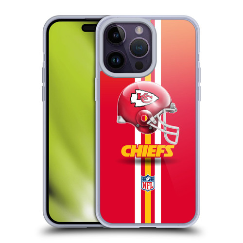 NFL Kansas City Chiefs Logo Helmet Soft Gel Case for Apple iPhone 14 Pro Max & MagSafe