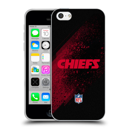 NFL Kansas City Chiefs Logo Blur Soft Gel Case for Apple iPhone 5c