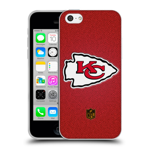 NFL Kansas City Chiefs Logo Football Soft Gel Case for Apple iPhone 5c