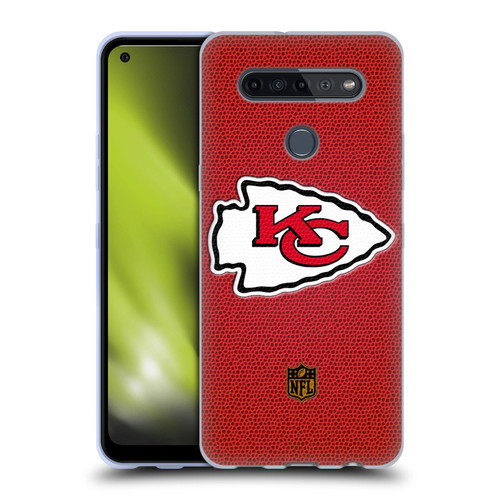 NFL Kansas City Chiefs Logo Football Soft Gel Case for LG K51S