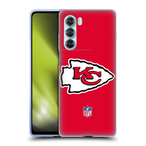 NFL Kansas City Chiefs Logo Plain Soft Gel Case for Motorola Edge S30 / Moto G200 5G