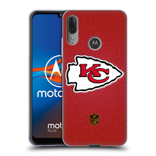 NFL Kansas City Chiefs Logo Football Soft Gel Case for Motorola Moto E6 Plus