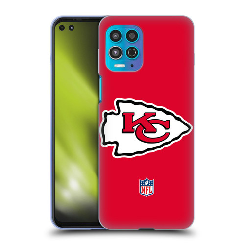 NFL Kansas City Chiefs Logo Plain Soft Gel Case for Motorola Moto G100