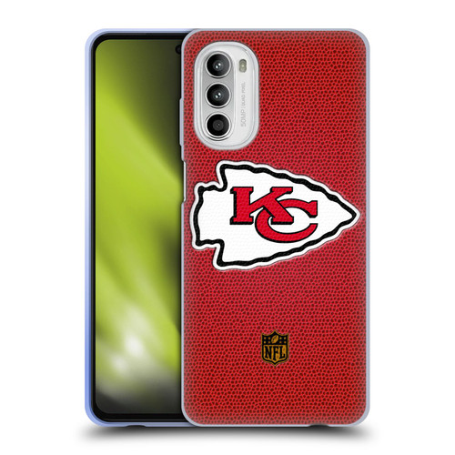 NFL Kansas City Chiefs Logo Football Soft Gel Case for Motorola Moto G52