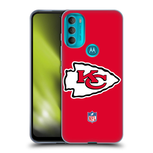 NFL Kansas City Chiefs Logo Plain Soft Gel Case for Motorola Moto G71 5G