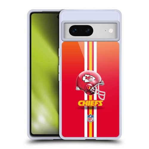 NFL Kansas City Chiefs Logo Helmet Soft Gel Case for Google Pixel 7