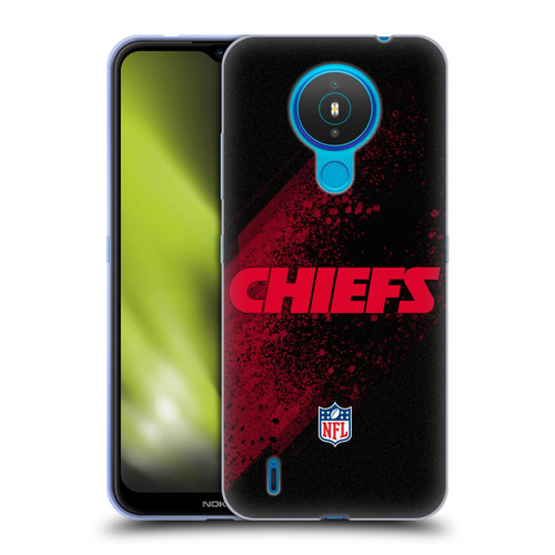 NFL Kansas City Chiefs Logo Blur Soft Gel Case for Nokia 1.4