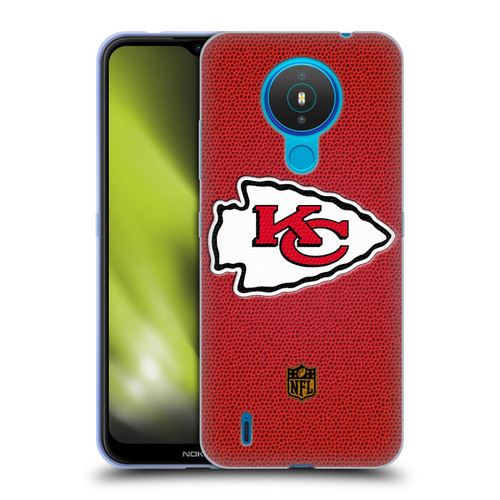 NFL Kansas City Chiefs Logo Football Soft Gel Case for Nokia 1.4