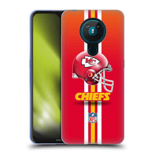NFL Kansas City Chiefs Logo Helmet Soft Gel Case for Nokia 5.3