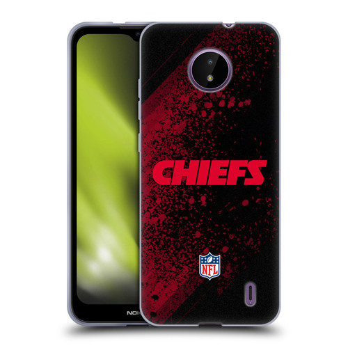 NFL Kansas City Chiefs Logo Blur Soft Gel Case for Nokia C10 / C20